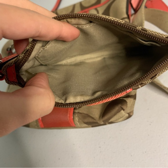 Coach Legacy Signature Swingpack Crossbody Bag And Wristlet - Picture 6 of 12